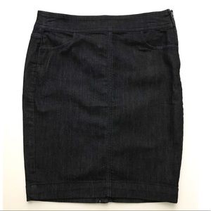 Ann Taylor LOFT Denim Jean Skirt SZ 4